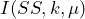 I(SS,k,\mu)
