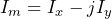 I_m = I_x - j I_y