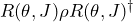 R(\theta, J) \rho R(\theta, J)^{\dagger}